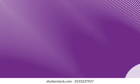 Purple wave line pattern abstract background