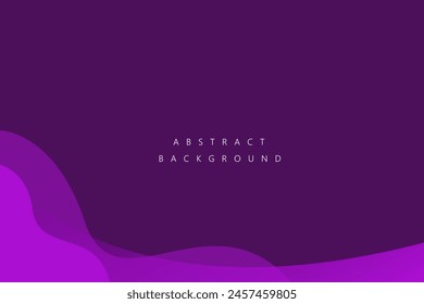 Purple wave minimalist abstract background for banner, poster, brochure, website. vector illustration