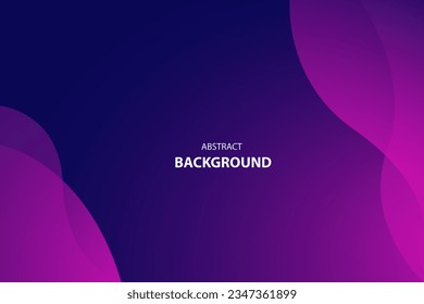 Purple wave modern background for template, poster, flyer design. Vector illustration