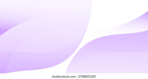 Purple wave modern background with white space for text and message. template design	