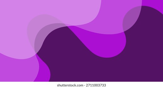 Fondo abstracto moderno de la superposición de la onda púrpura para el diseño de la Plantilla, Anuncio, cartel, Fondo de pantalla. Ilustración vectorial	