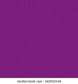 Purple Waveform seamless pattern. Neutral tileable linear vector background.