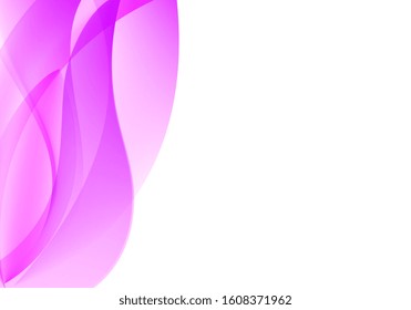 purple waves cover background template. vector illustration