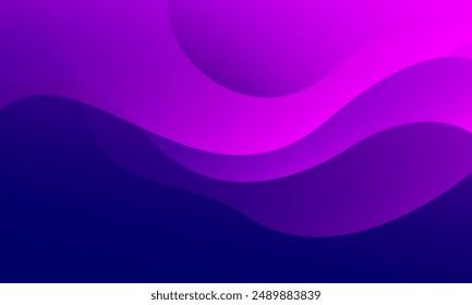 Purple wavy abstract background. Eps10 vector