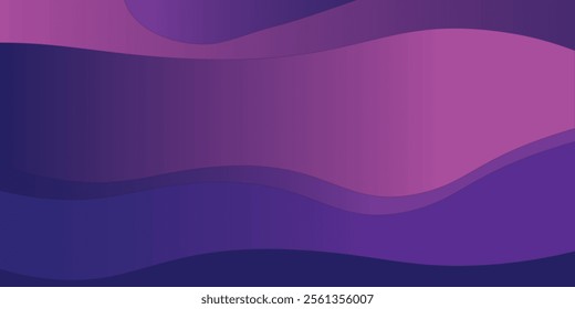 Purple wavy abstract background. Eps10 vector