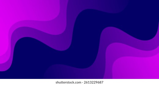 Purple wavy abstract background. Eps10 vector