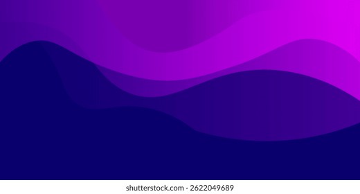 Fundo abstrato ondulado roxo. Vetor Eps10