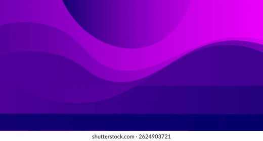 Fondo abstracto ondulado púrpura. Vector Eps10.