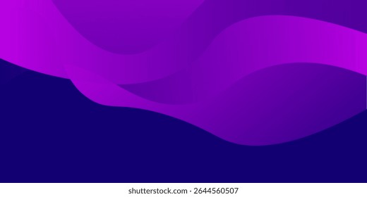 Fundo abstrato ondulado roxo. Vetor Eps10
