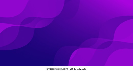Fundo abstrato ondulado roxo. Vetor Eps10