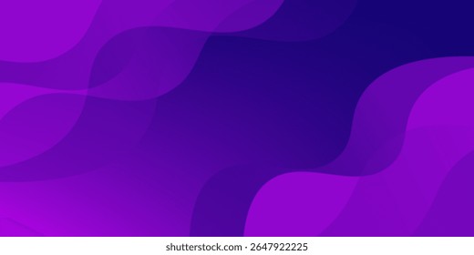 Fondo abstracto ondulado púrpura. Vector Eps10