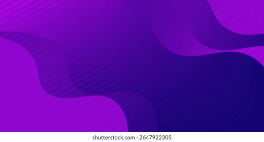 Fundo abstrato ondulado roxo. Vetor Eps10