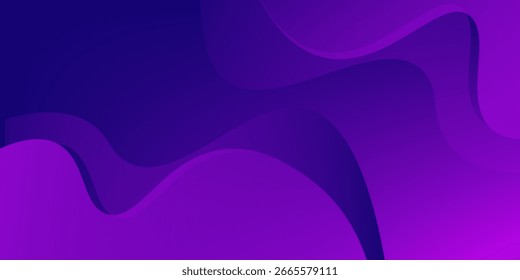 Fondo abstracto ondulado púrpura. Vector Eps10