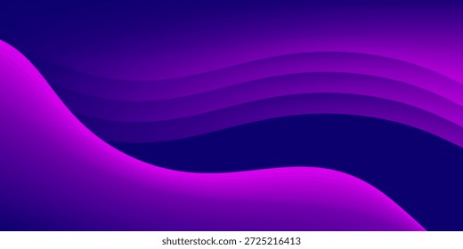 Fundo abstrato ondulado roxo. Vetor Eps10