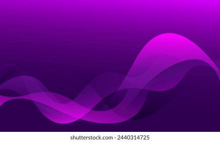 Purple wavy abstract background. Vector illustration