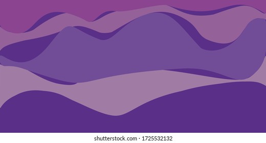 Purple wavy background. Abstract vector illustration. Design template. Modern template.
