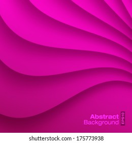 Purple Wavy background. Vector Illustration 