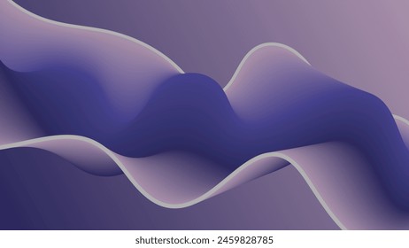 Purple wavy gradient background. blurred background. Background for web cover, presentation, banner, poster.