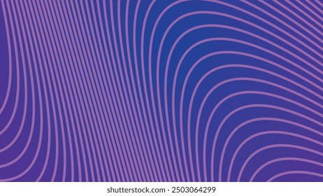 Fondo abstracto de línea ondulada púrpura para fondo o presentación