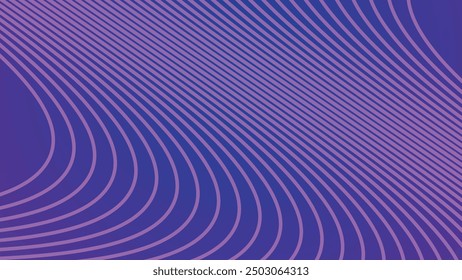Fondo abstracto de línea ondulada púrpura para fondo o presentación
