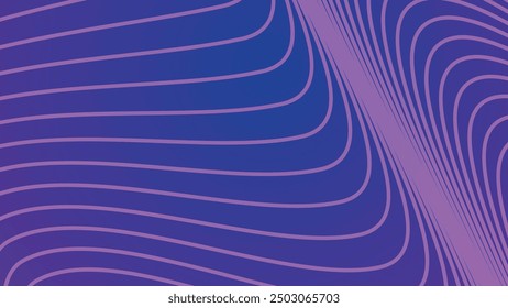 Fondo abstracto de línea ondulada púrpura para fondo o presentación