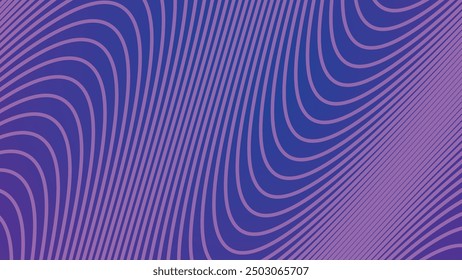 Purple wavy line abstract background for backdrop or presentation