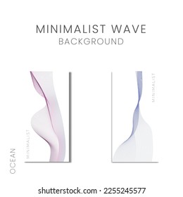Purple Wavy line Creative concept multicolored abstract background set. For Web and Mobile Applications, art illustration template design, business and social media, modern.