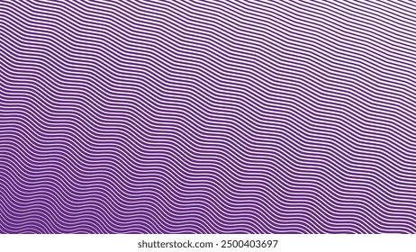 Fondo abstracto de líneas onduladas púrpuras para fondo o presentación