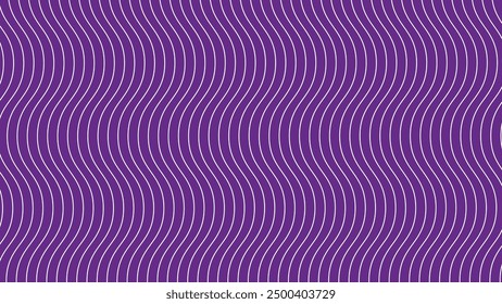 Purple wavy lines abstract background for backdrop or presentation
