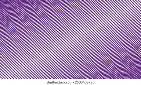 Purple wavy lines abstract background for backdrop or presentation