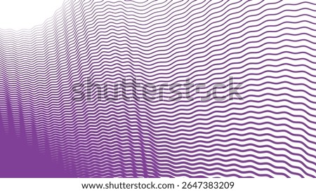 Purple Wavy Stripes Line Seamless Pattern Background for Stylish Fabric Wallpaper and Digital Design