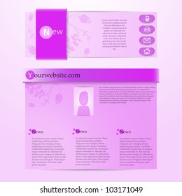 Purple webdesign