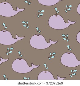 Purple whale
