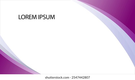 Purple and white abstract background for business, presentation, book cover advertising