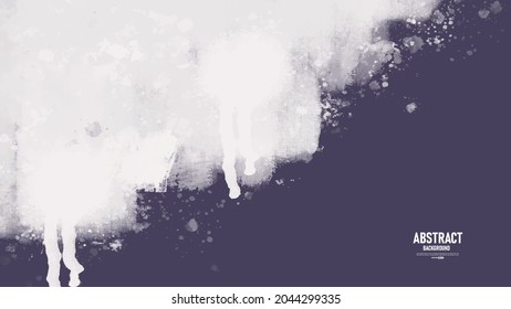 Purple and white abstract background with grunge texture. Vector illustration.