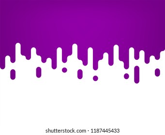 Purple and white backdrop with abstract painted decoration. Vector background.
