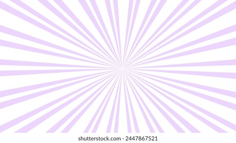 Purple and white background with sunburst