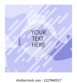 Purple and white background with typography vector