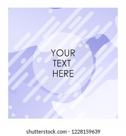 Purple and white background with typography vector