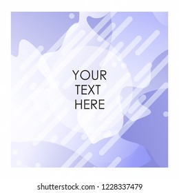 Purple and white background with typography vector
