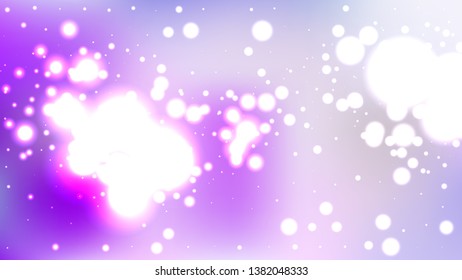 Purple and White Blur Lights Background Graphic