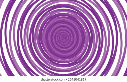 purple and white concentric hypnotic circles abstract background vector illustration