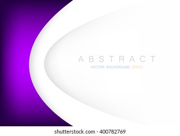 Purple and white curve background , vector