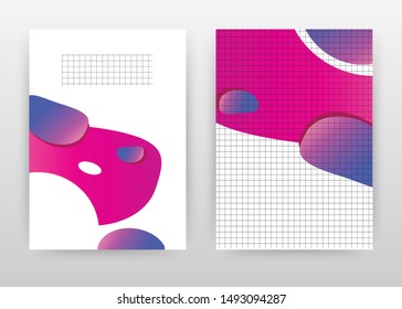 Purple white design for annual report, brochure, flyer, poster. Abstract purple white background vector illustration for flyer, leaflet, poster. Business abstract A4 brochure template.