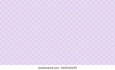 Purple and white diagonal plaid checkered background