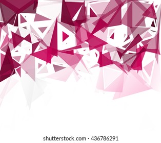Purple White Geometric Break Background, Creative Design Templates