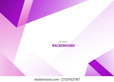 Fondo moderno de la forma geométrica púrpura y blanca con el espacio para el texto y el mensaje. diseño de la Plantilla