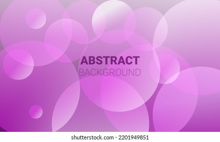 Purple White Gradient Circle Background Vector.