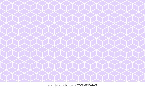 Purple and white honeycomb seamless pattern as a background	