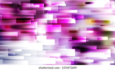 Purple and White Horizontal Lines and Stripes Background Vector Illustration